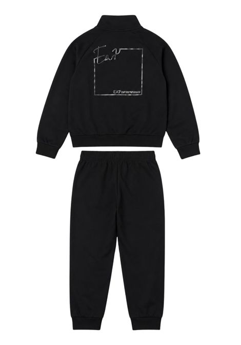 Completo bambina nero in cotone EMPORIO ARMANI | 7G000281NERO
